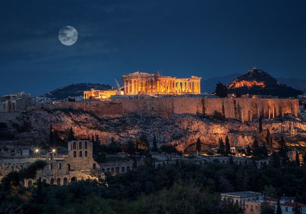 L'Acropoli di Atene tra i siti archeologici in Grecia con maggior aumento